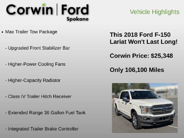 Used 2018 Ford F150 Lariat AWD/4WD image 6