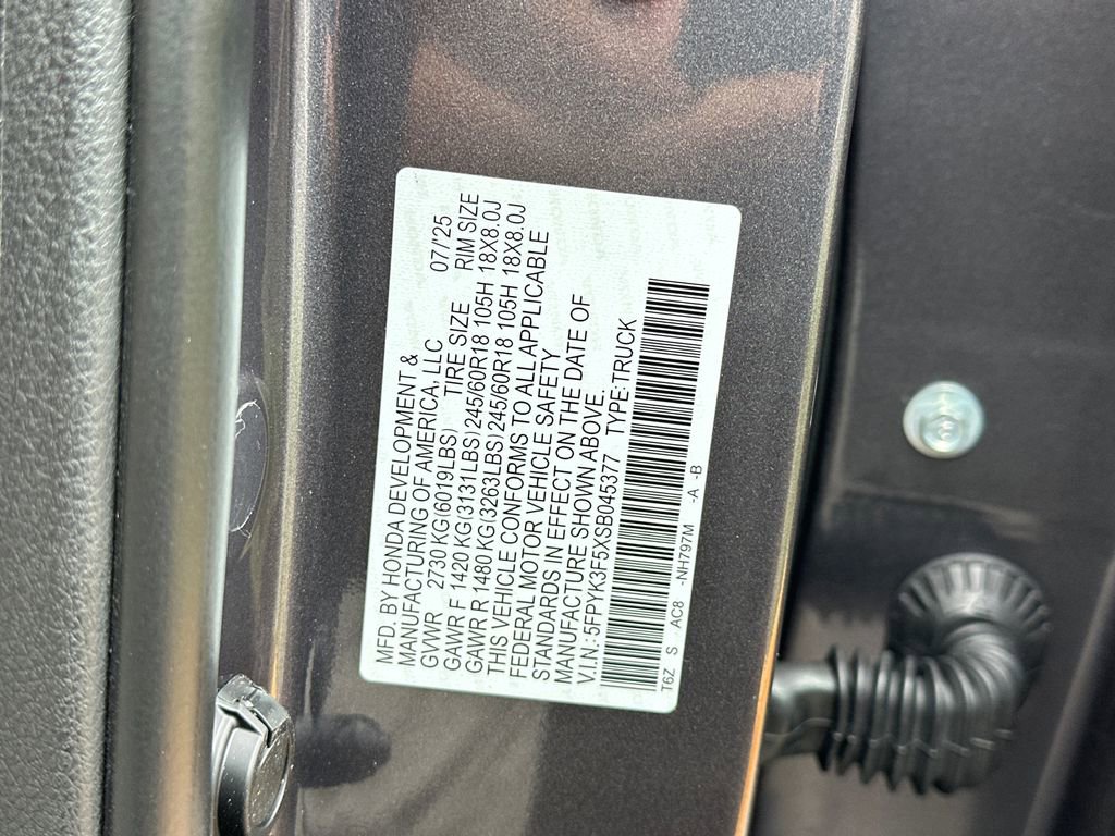 Used 2025 Honda Ridgeline RTL image 34