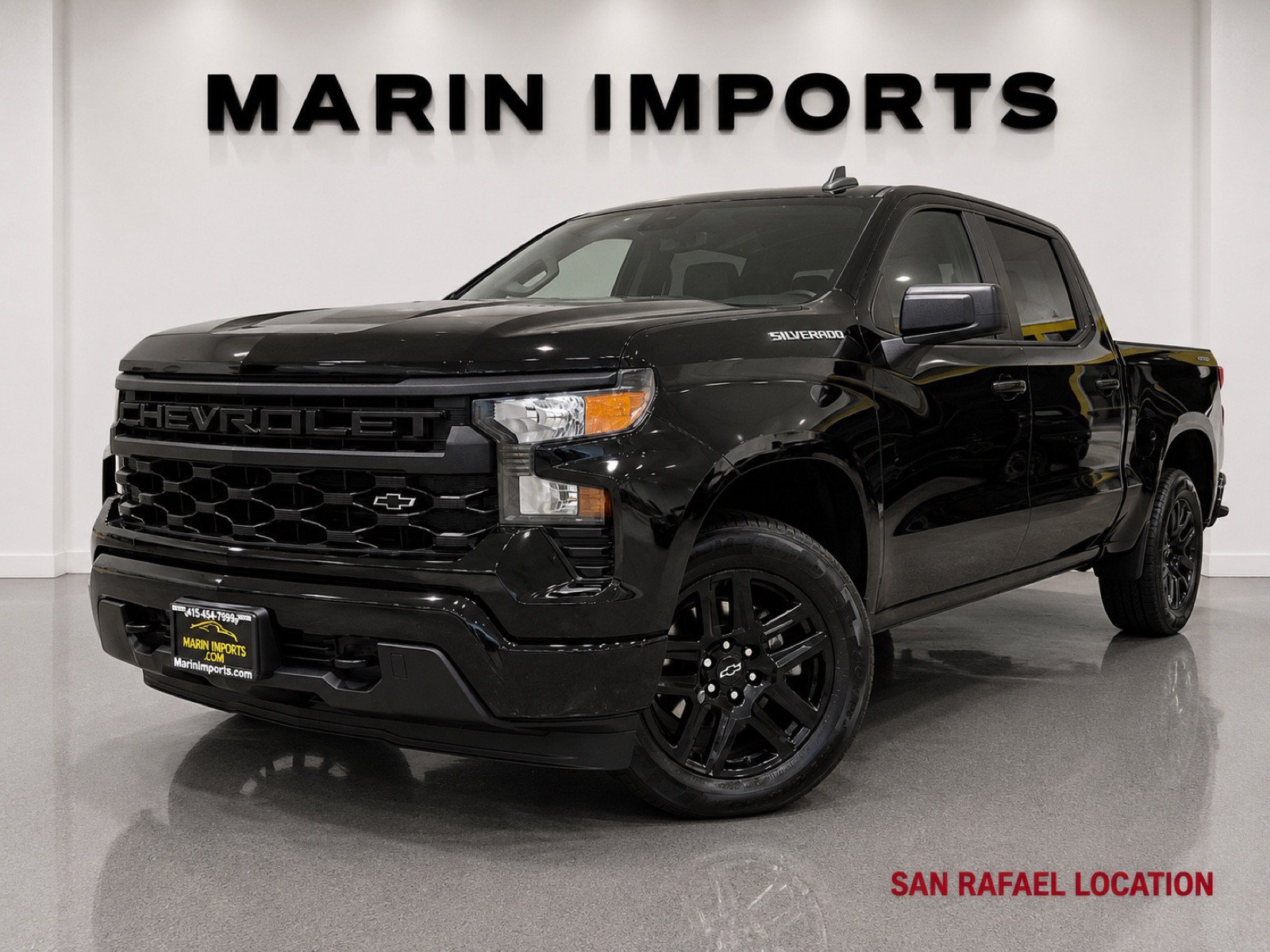 Used 2023 Chevrolet Silverado 1500 Custom w/ LPO, Dark Essentials Package RWD image 1