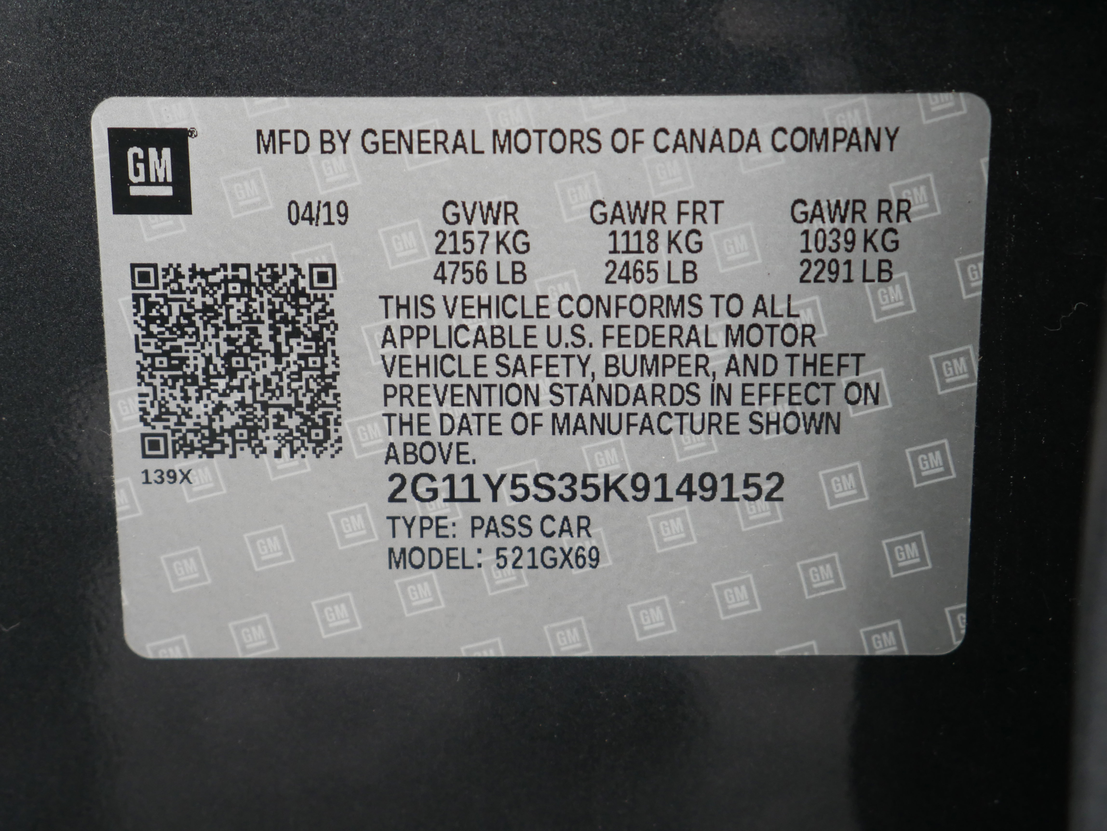 Certified 2019 Chevrolet Impala LS image 30