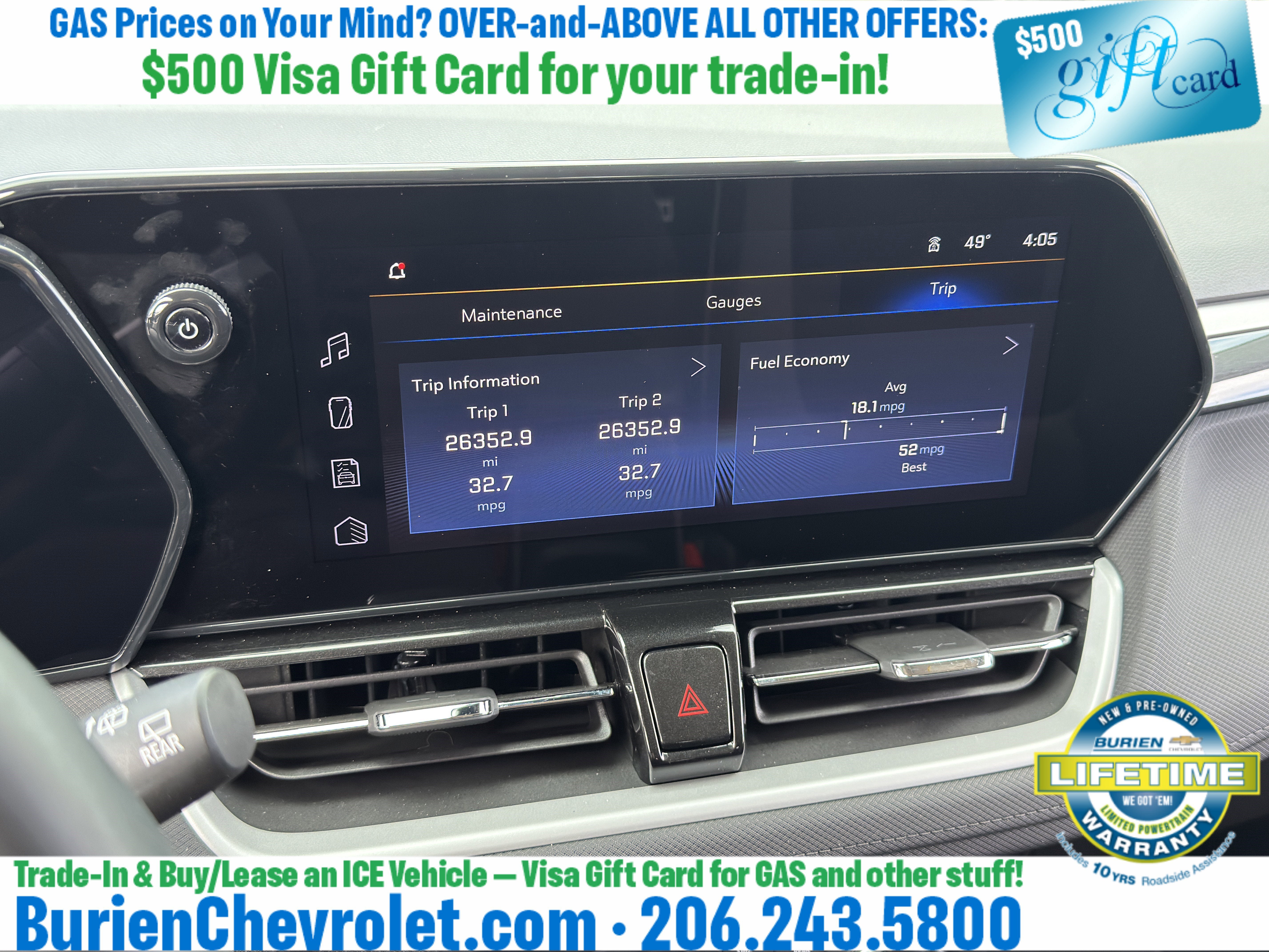 Used 2024 Chevrolet TrailBlazer LT w/ LT Cold Weather Package AWD/4WD image 16