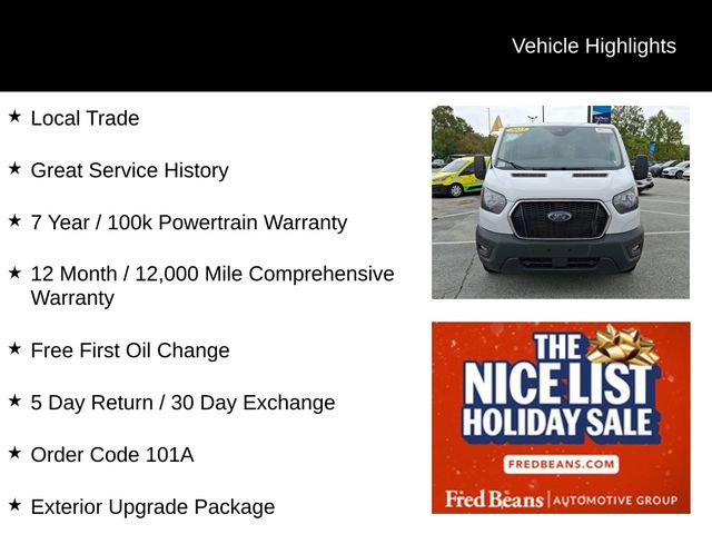 Certified 2023 Ford Transit 250 Low Roof w/ Exterior Upgrade Package video 3