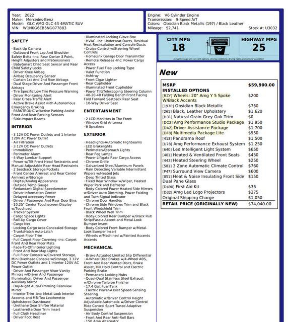Used 2022 Mercedes-Benz GLC 43 AMG 4MATIC image 18