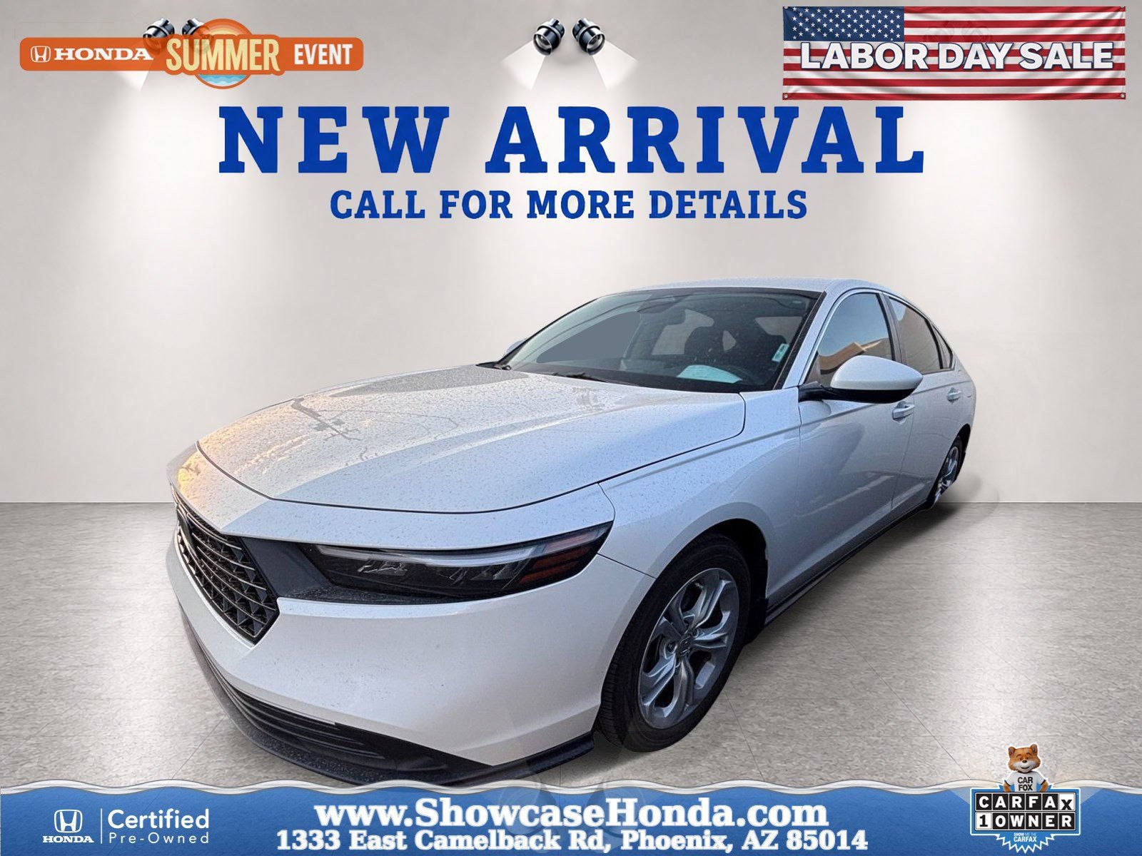 Certified 2023 Honda Accord LX