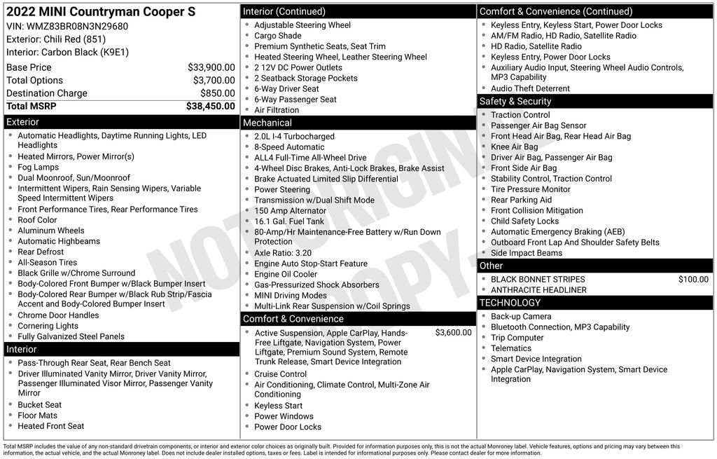 Used 2022 MINI Cooper Countryman S image 37
