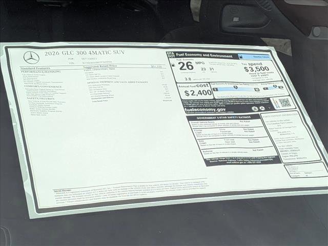 New 2026 Mercedes-Benz GLC 300 4MATIC image 18