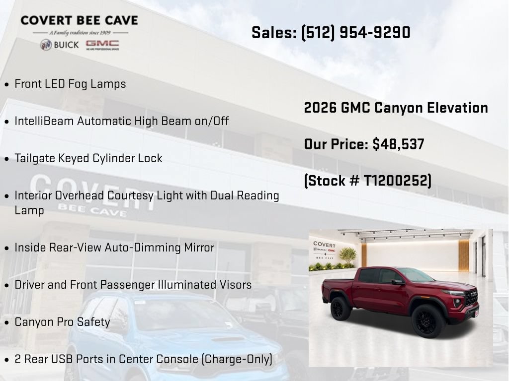 New 2026 GMC Canyon Elevation w/ Convenience Package AWD/4WD image 37