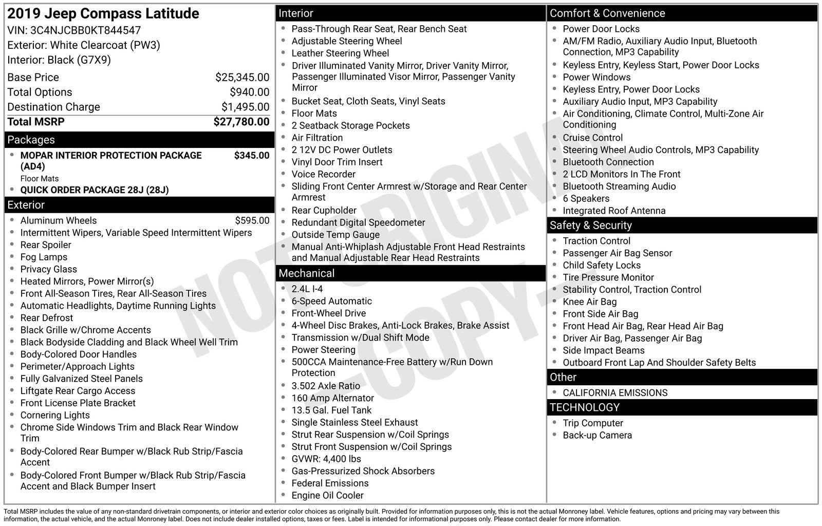 Used 2019 Jeep Compass Latitude image 37