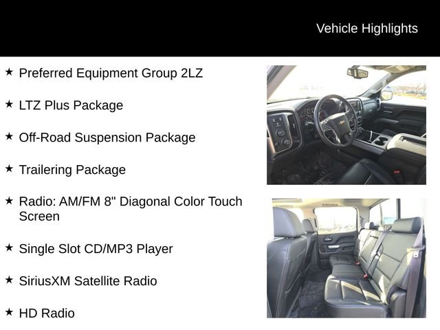 Used 2017 Chevrolet Silverado 1500 LTZ Z71 w/ LTZ Plus Package image 13