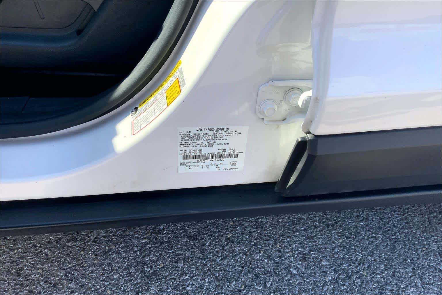 Certified 2021 Ford EcoSport SE w/ Interior Protection Package FWD image 31