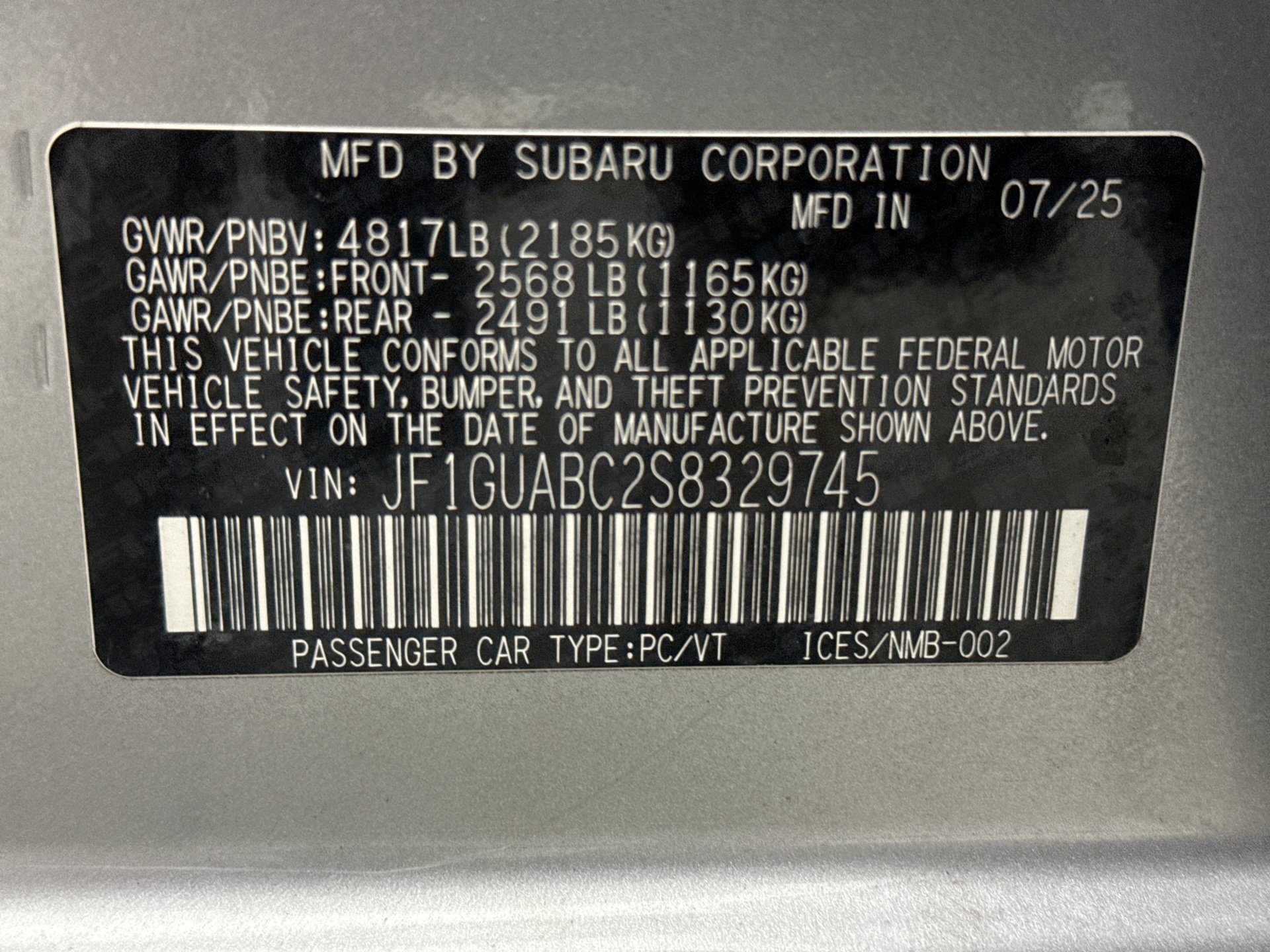 Used 2025 Subaru Impreza 2.0i AWD/4WD image 19