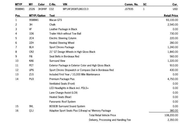 New 2026 Porsche Macan GTS image 55