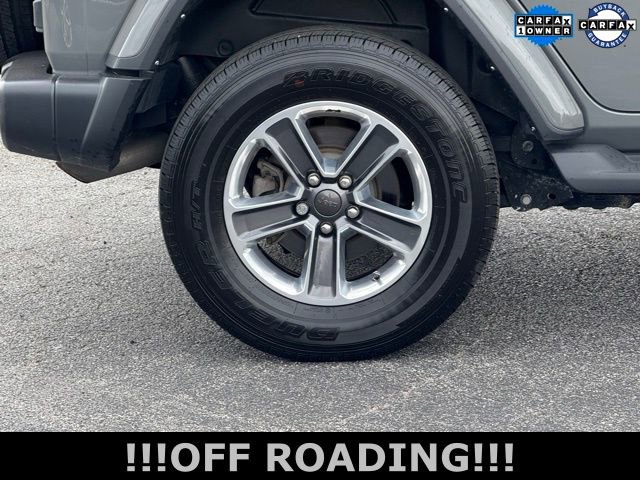 Used 2021 Jeep Wrangler Unlimited Sahara w/ Uconnect 4C Nav & Sound Group image 16