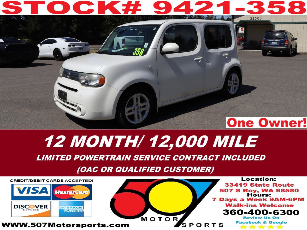 Used 2012 Nissan Cube 1.8 SL w/ Interior Designer Pkg FWD image 2