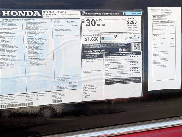 New 2026 Honda CR-V EX image 17