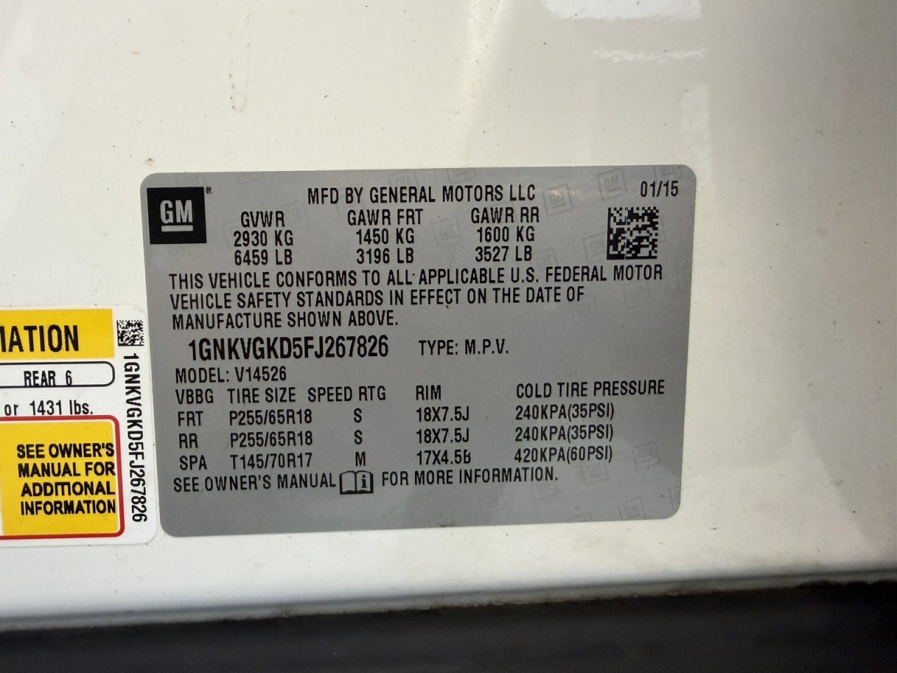 Used 2015 Chevrolet Traverse LT image 45