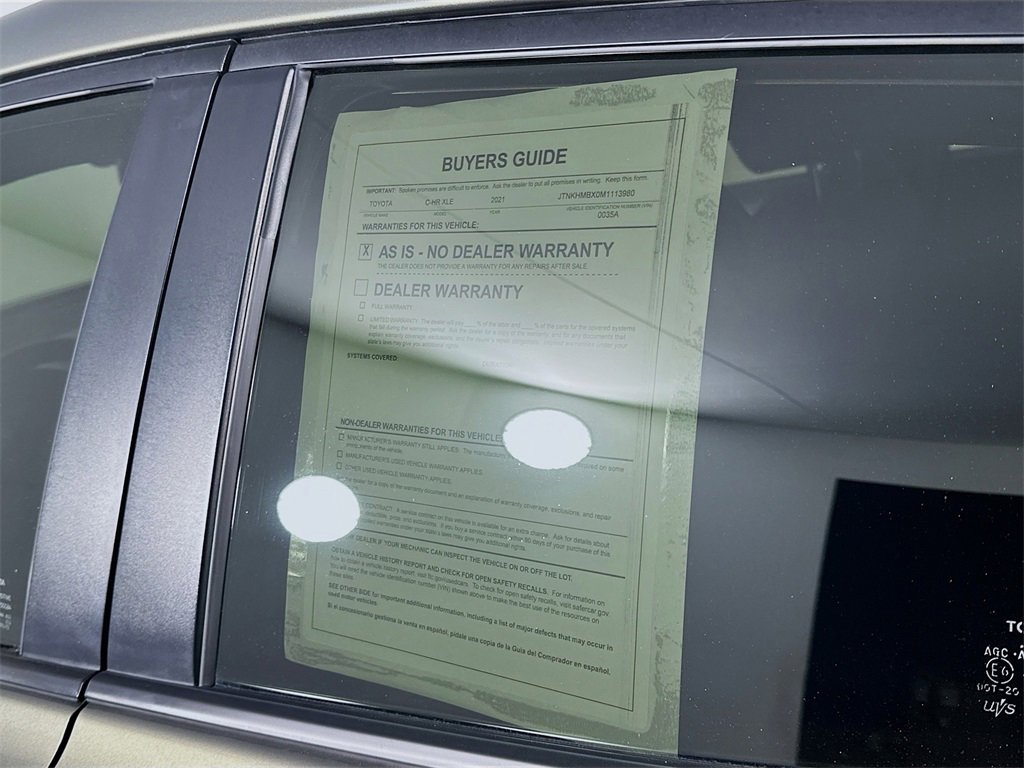 Used 2021 Toyota C-HR XLE image 37