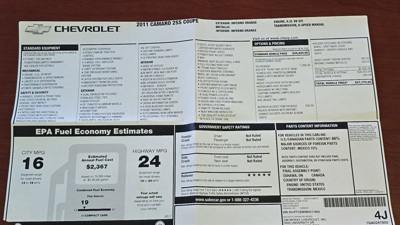 Used 2011 Chevrolet Camaro SS w/ RS Package image 80