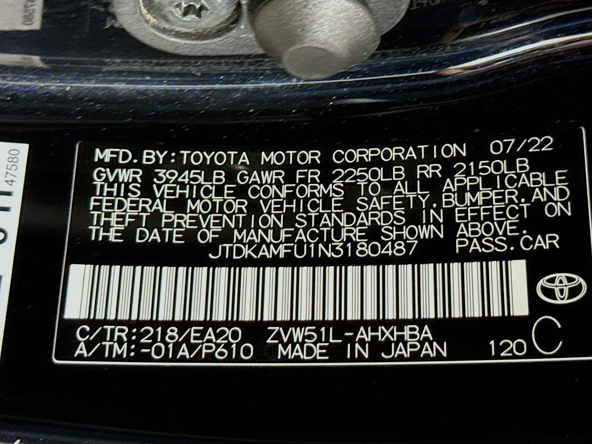 Used 2022 Toyota Prius XLE FWD image 37