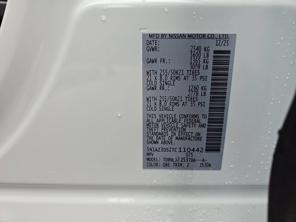 New 2026 Nissan Murano Platinum w/ Cargo Package AWD/4WD image 40
