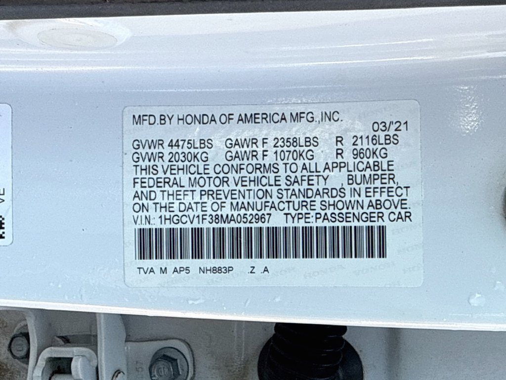 Used 2021 Honda Accord Sport image 12