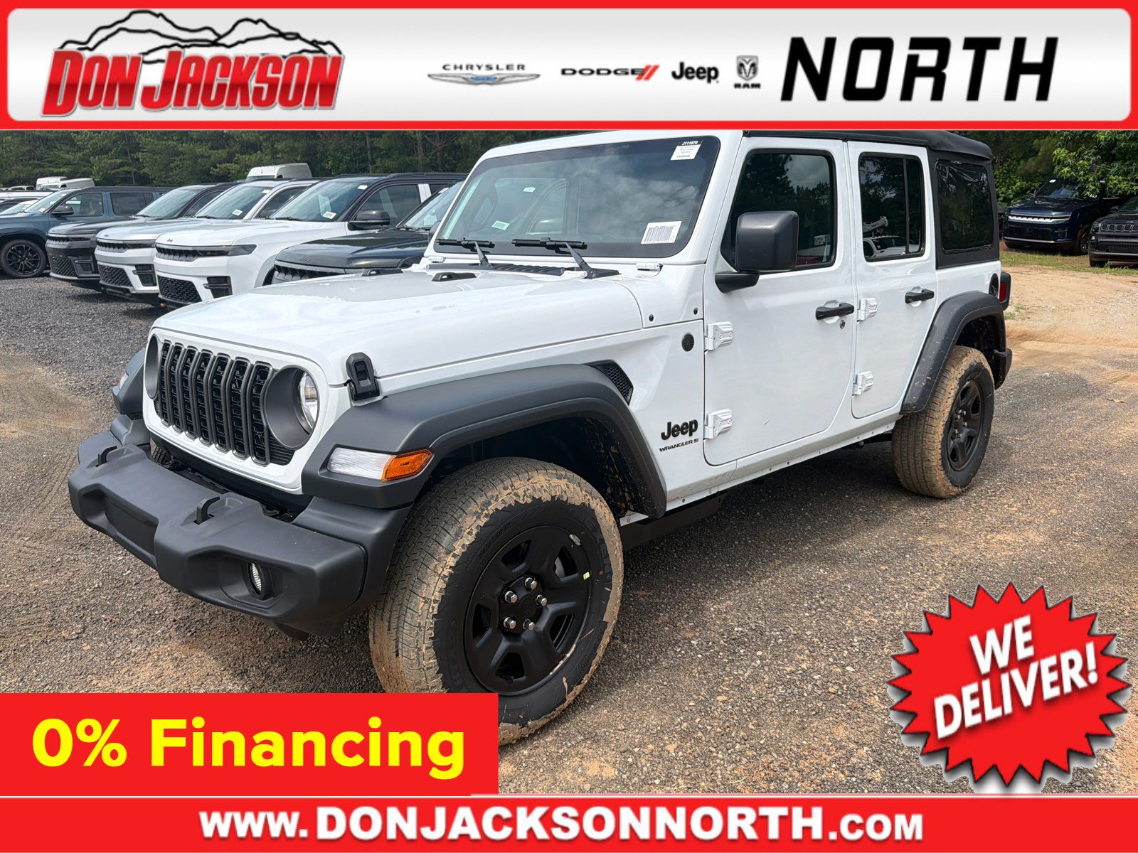 New 2026 Jeep Wrangler Unlimited Sport