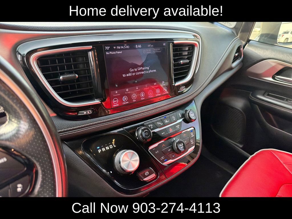Used 2020 Chrysler Pacifica Limited w/ Quick Order Package 27H Red S FWD image 27