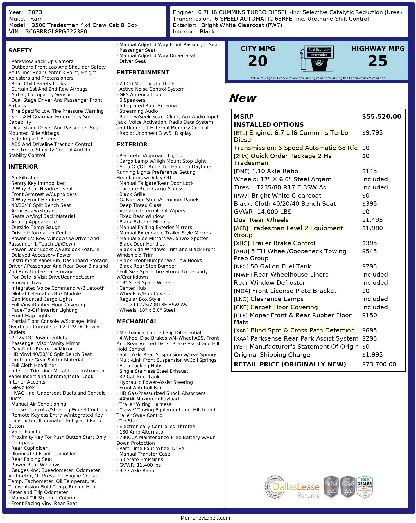 Used 2023 RAM 3500 Tradesman image 2