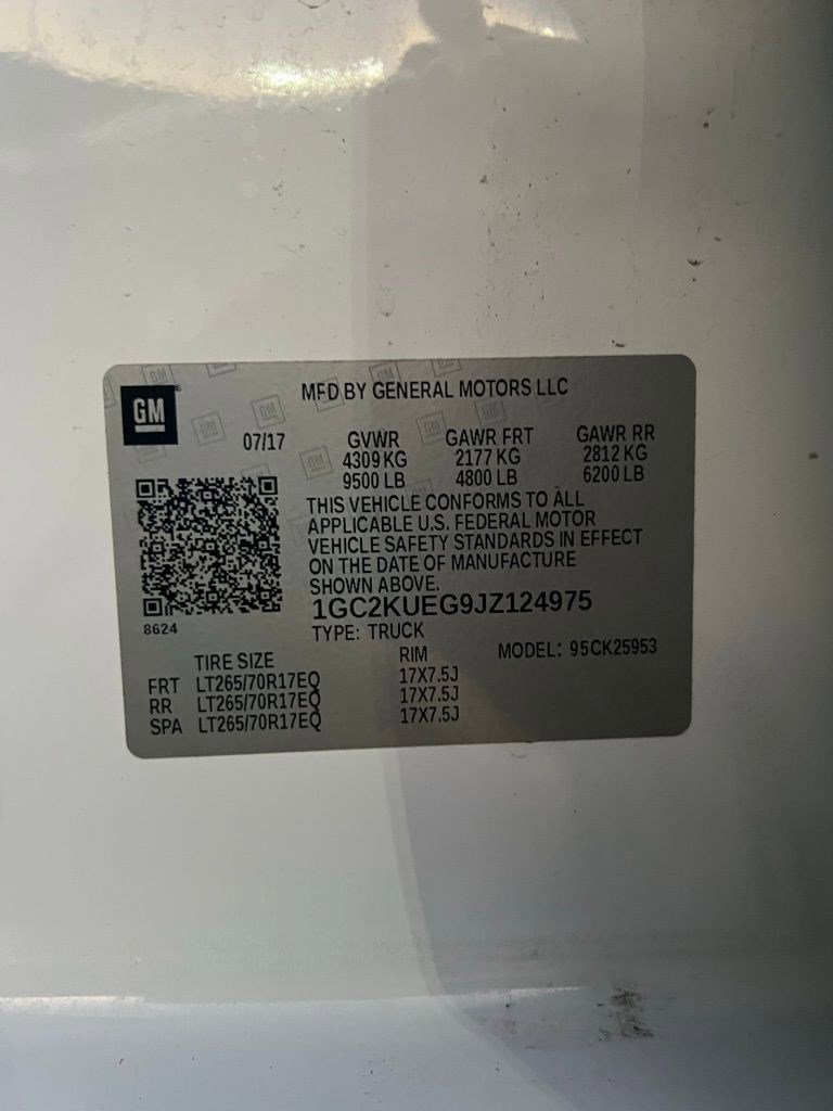 Used 2018 Chevrolet Silverado 2500 W/T w/ WT Convenience Package image 5