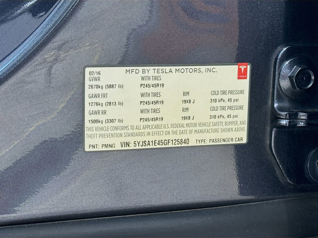 Used 2016 Tesla Model S P85D image 40