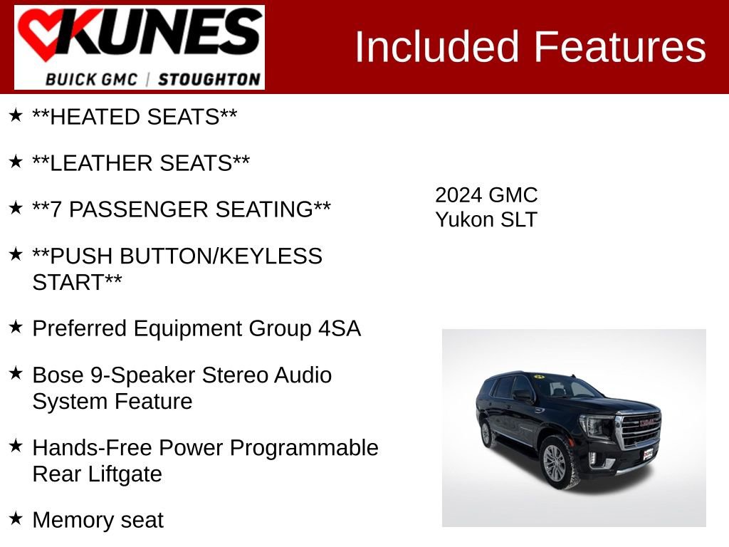 Used 2024 GMC Yukon SLT image 3