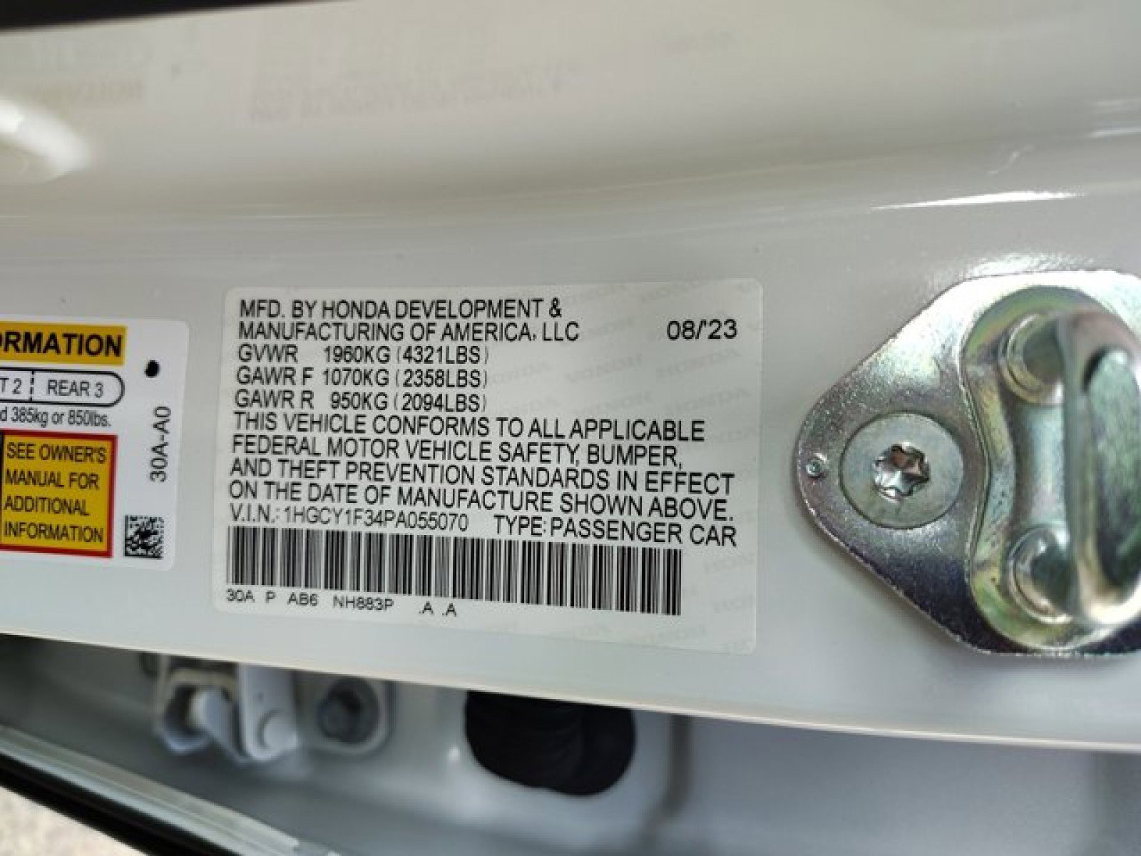 Used 2023 Honda Accord EX image 24