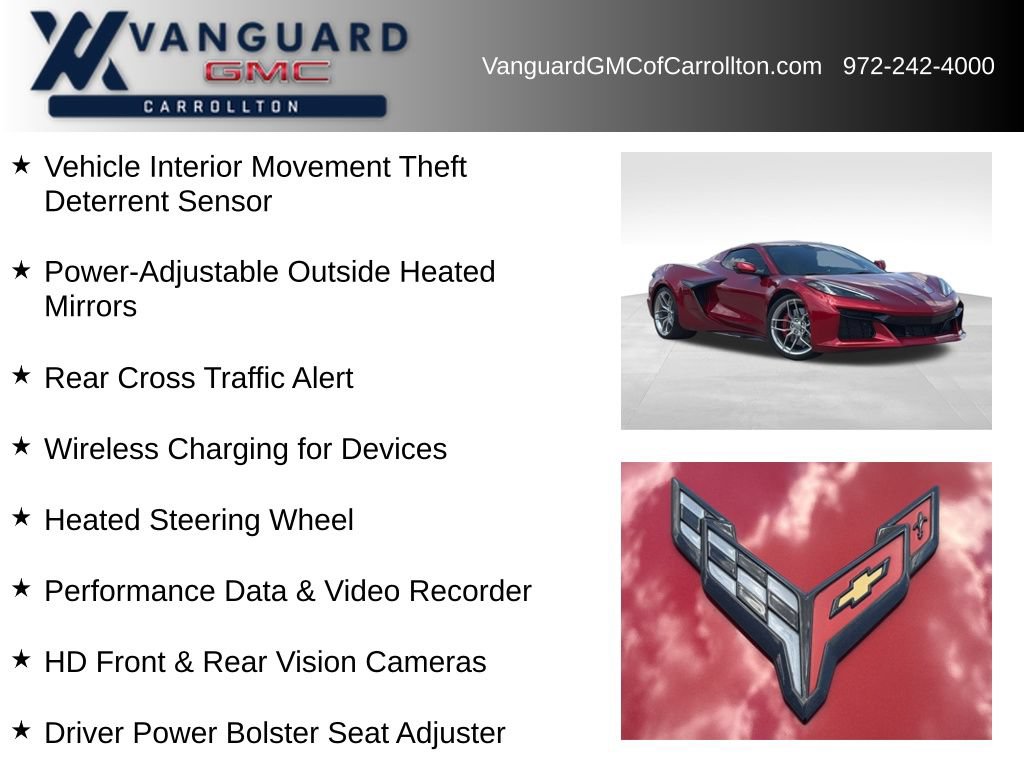 Used 2025 Chevrolet Corvette Z06 w/ Stealth Interior Trim Package RWD image 12