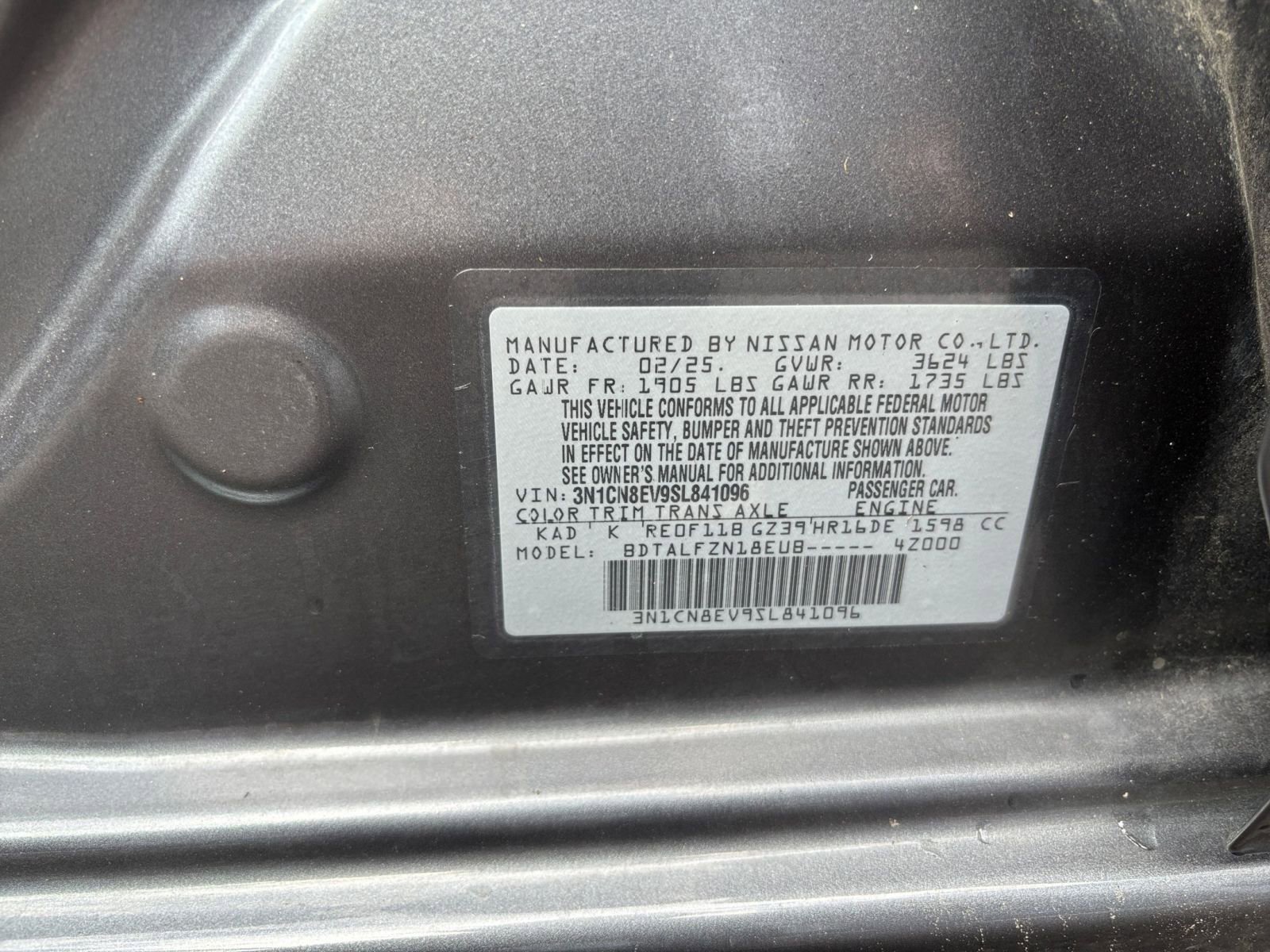 Used 2025 Nissan Versa SV FWD image 27