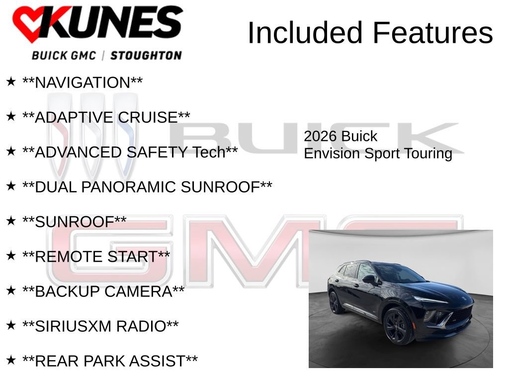 New 2026 Buick Envision Sport Touring AWD/4WD image 2