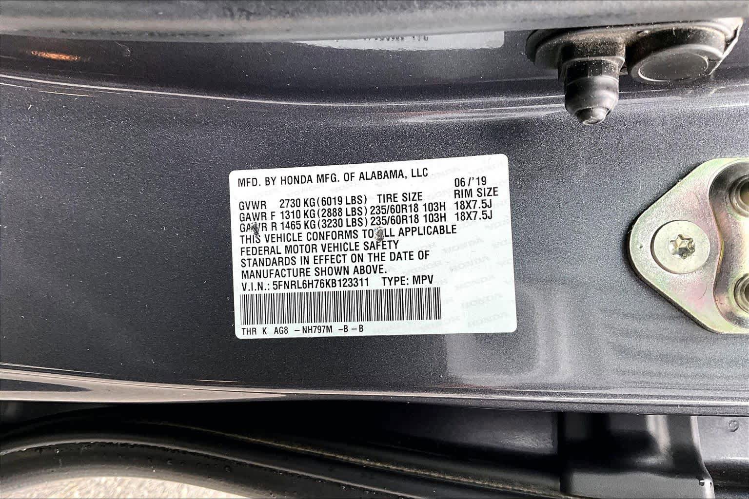 Used 2019 Honda Odyssey EX-L image 36