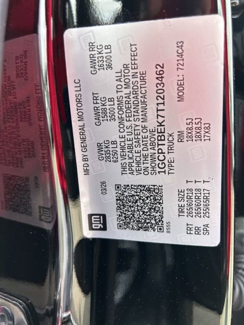 New 2026 Chevrolet Colorado W/T image 35