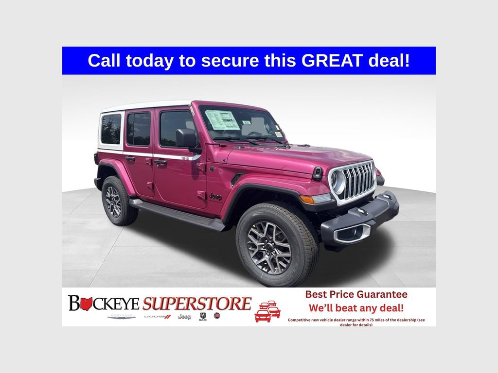 New 2026 Jeep Wrangler Unlimited Sahara w/ Whitecap Package