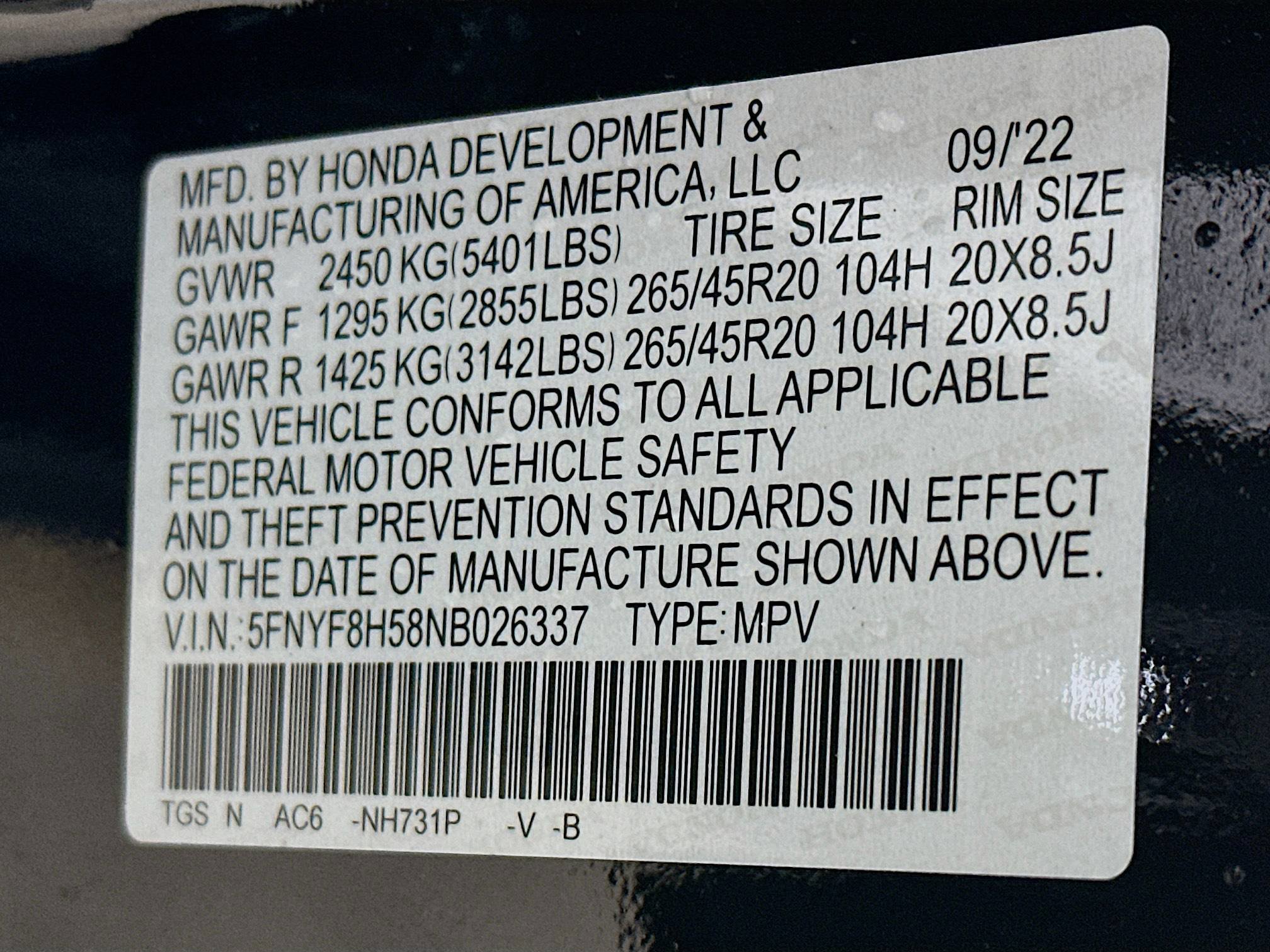 Used 2022 Honda Passport EX-L image 12