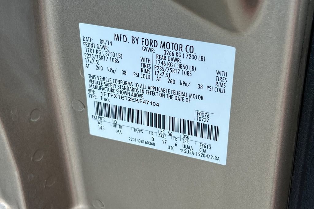 Used 2014 Ford F150 XLT w/ Equipment Group 301A Mid image 22