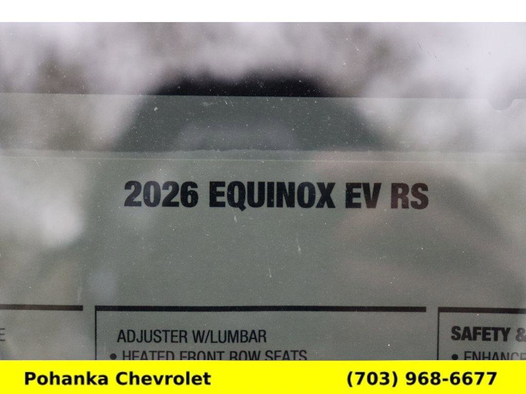 New 2026 Chevrolet Equinox EV RS FWD image 31