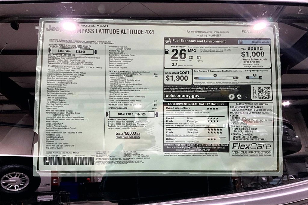 New 2026 Jeep Compass Latitude image 13