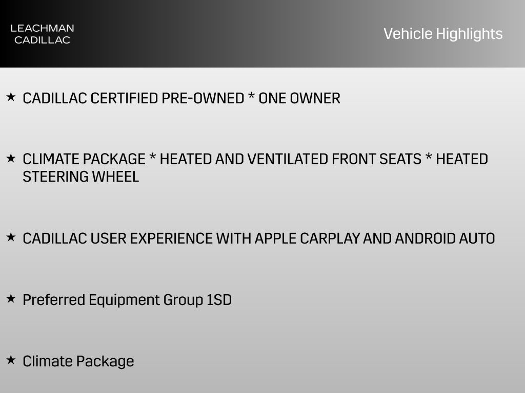 Certified 2023 Cadillac CT4 Premium Luxury w/ Climate Package image 7