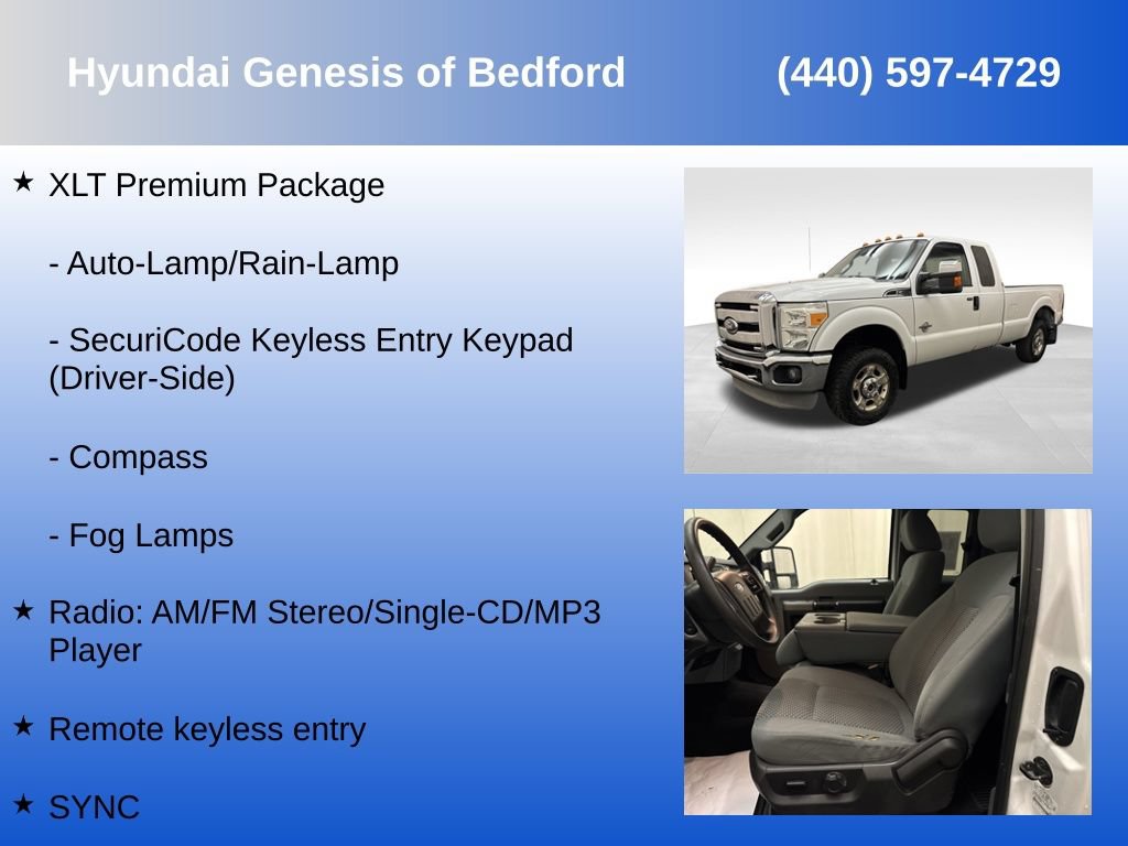 Used 2011 Ford F250 XLT w/ XLT Premium Pkg AWD/4WD image 14