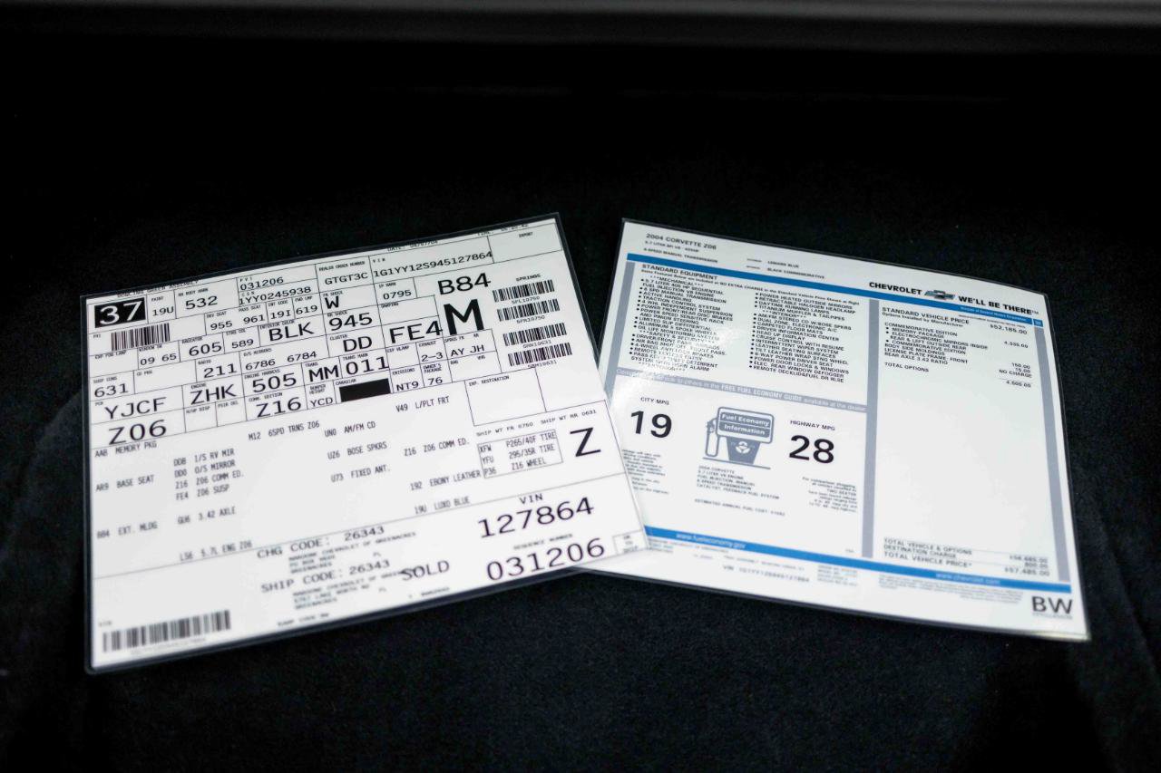 Used 2004 Chevrolet Corvette Z06 w/ Z06 Preferred Equipment Group image 79