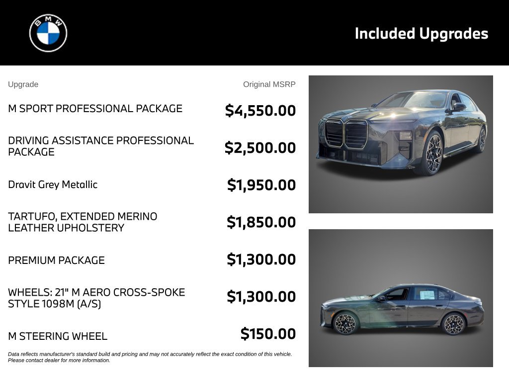 New 2027 BMW 740i xDrive w/ M Sport Professional Package AWD/4WD image 4
