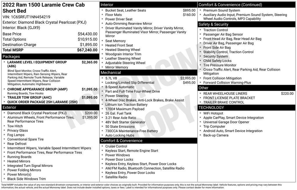 Used 2022 RAM 1500 Laramie image 66