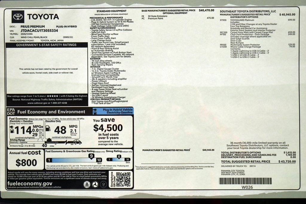 New 2026 Toyota Prius Plug-In Hybrid image 2