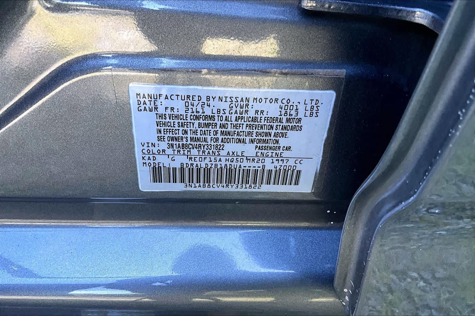 Used 2024 Nissan Sentra SV FWD image 34