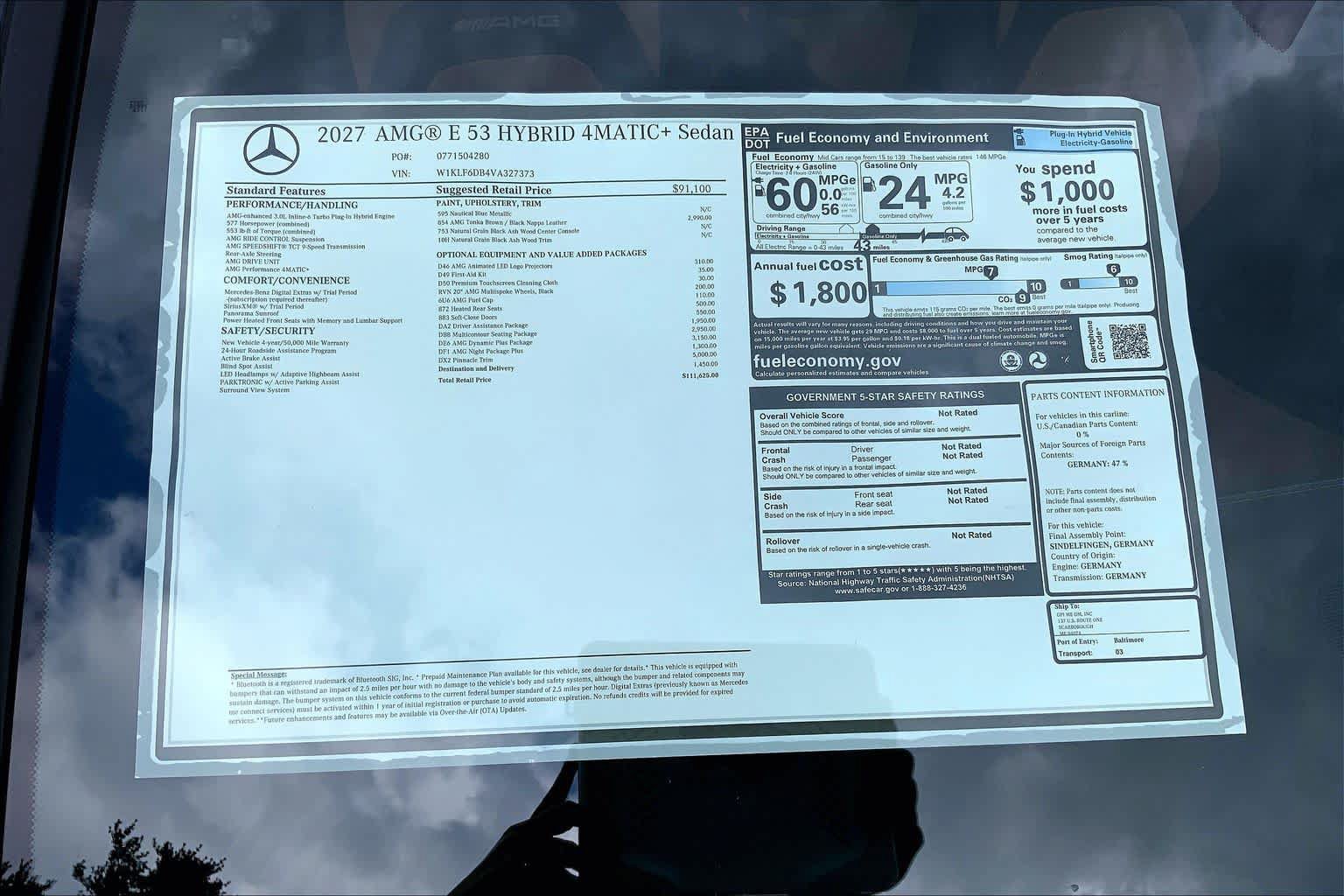 New 2027 Mercedes-Benz E 53 AMG e 4MATIC Sedan image 26